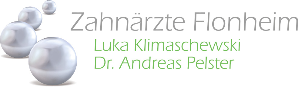 Logo: Zahnärzte Flonheim: Luka Klimaschewski und Dr. Andreas Pelster